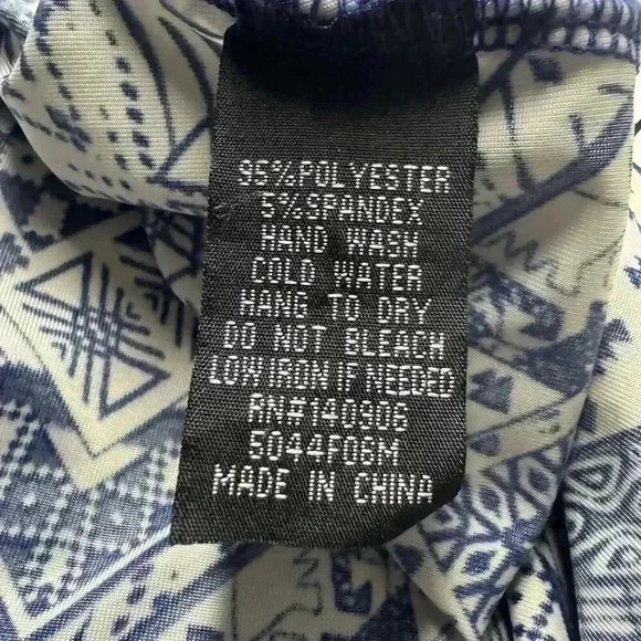 Knapp Studio Women’s L Blue Sleeveless Blouse High Neck High/Low Tunic Top - Picture 9 of 10